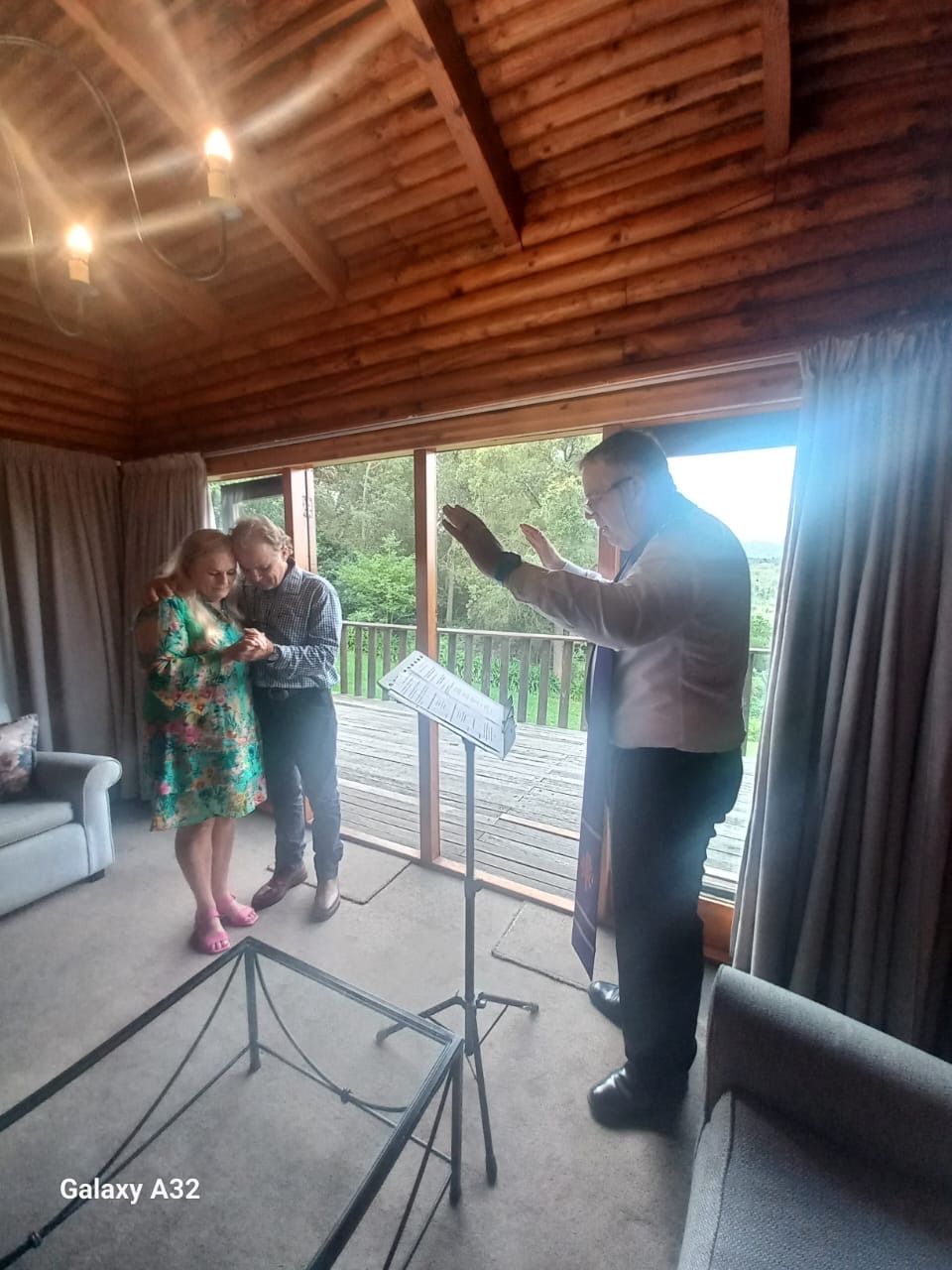 Wedding ceremony by Dr. Gerrit Rademeyer in Rheenendal