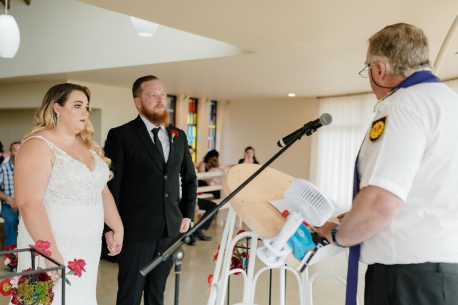 Wedding ceremony by Dr. Gerrit Rademeyer in Rheenendal
