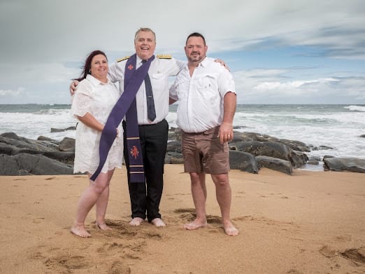 Wedding ceremony by Dr. Gerrit Rademeyer in Rheenendal