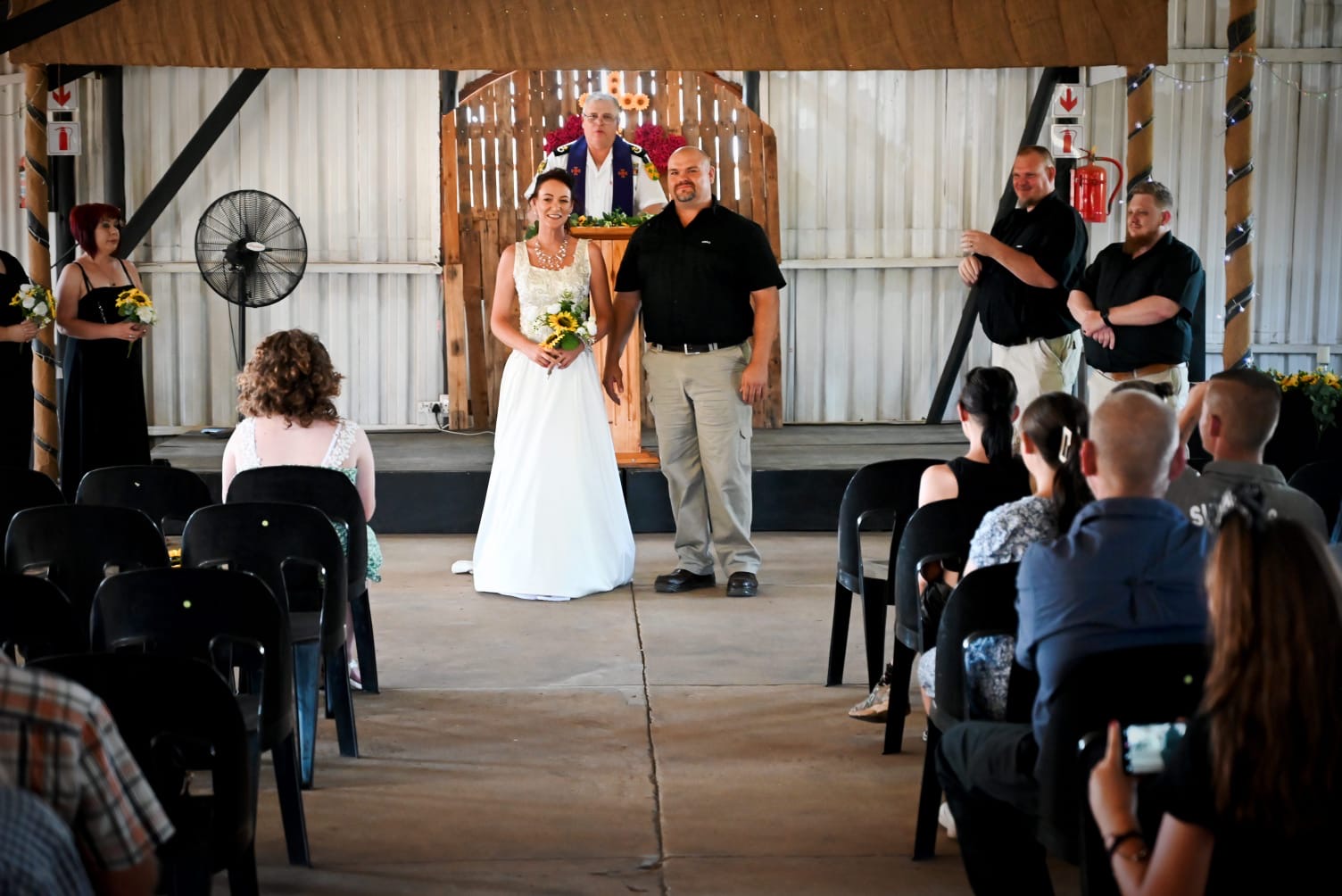 Wedding ceremony by Dr. Gerrit Rademeyer in Rheenendal